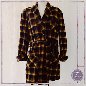 Vintage Terra Checked Robe