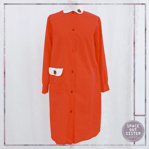1960s Vintage Cotton Strawberry Fields Nightshirt