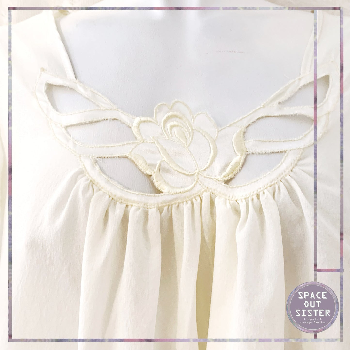 Vintage 1980s French Nouvelles Nightdress