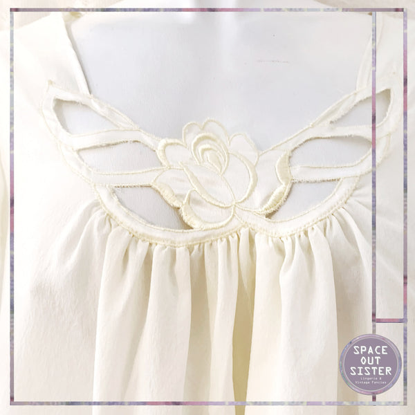 Vintage 1980s French Nouvelles Nightdress