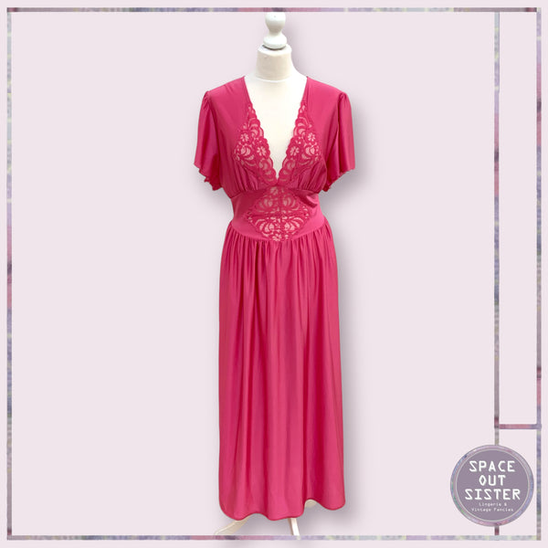 Vintage Magenta Nightdress