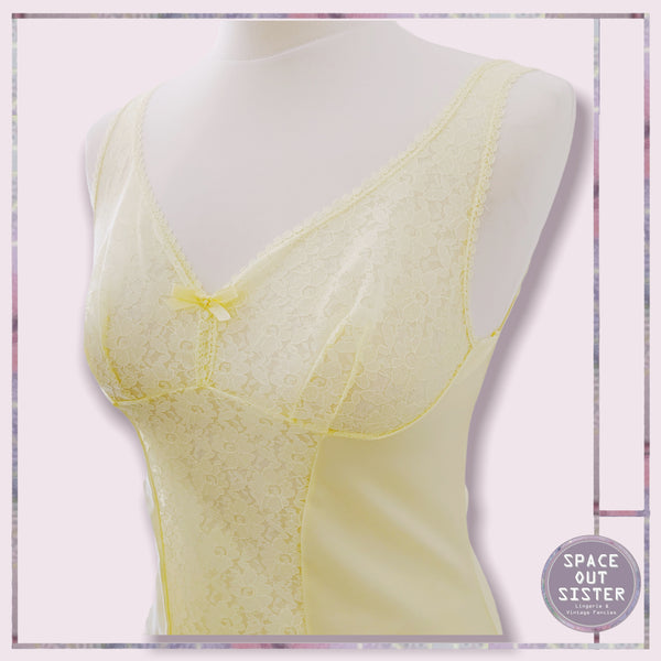 Vintage Lemon S Line Slip