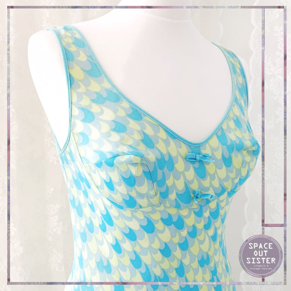 1960s Vintage Soft Psychedelic Slip