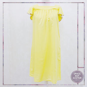 Circa 1980s Rainbow Trim Cotton Nightdress