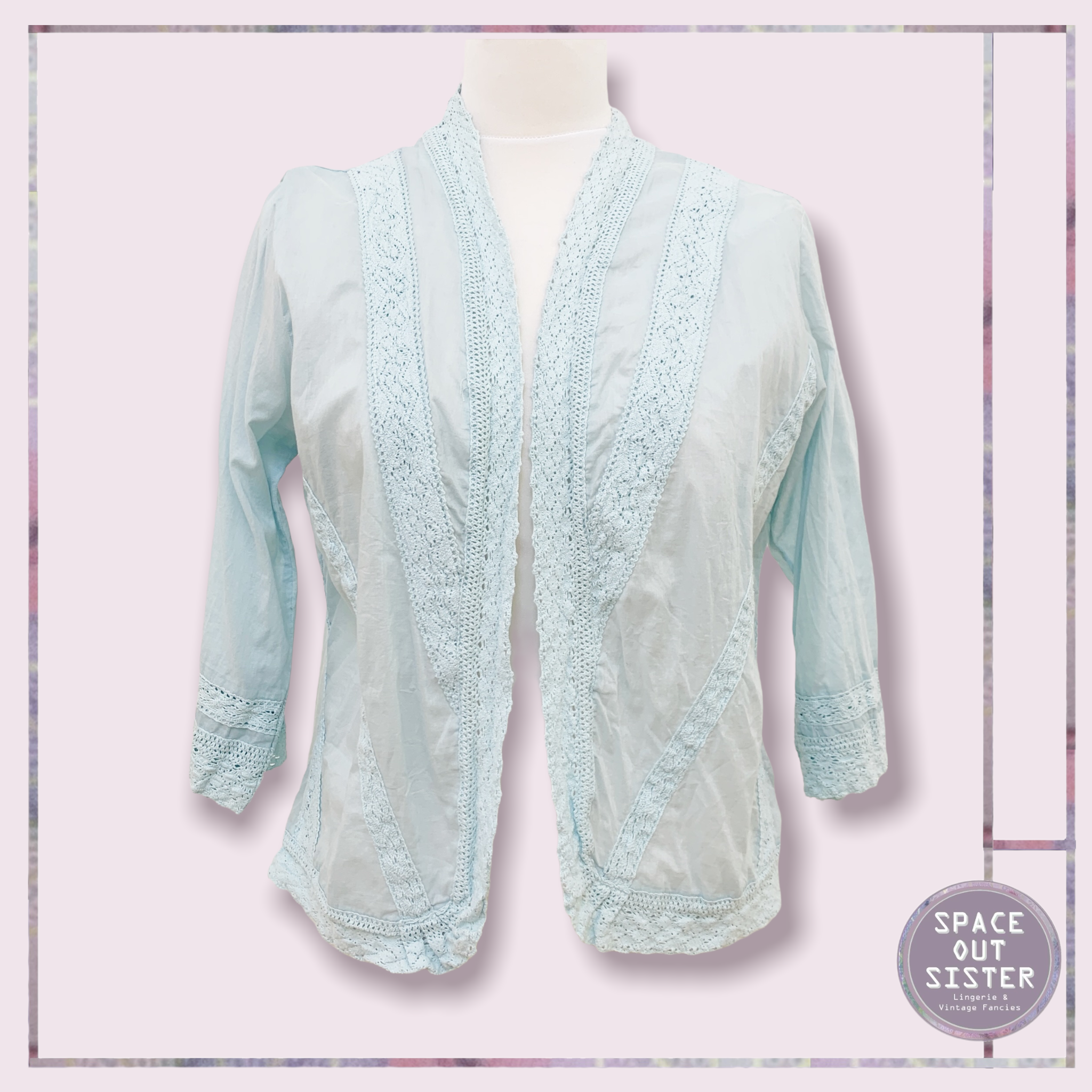 Light blue Bed Jacket