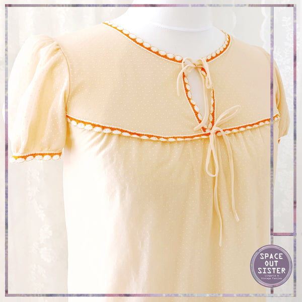 Vintage Peach Bellita Nightdress