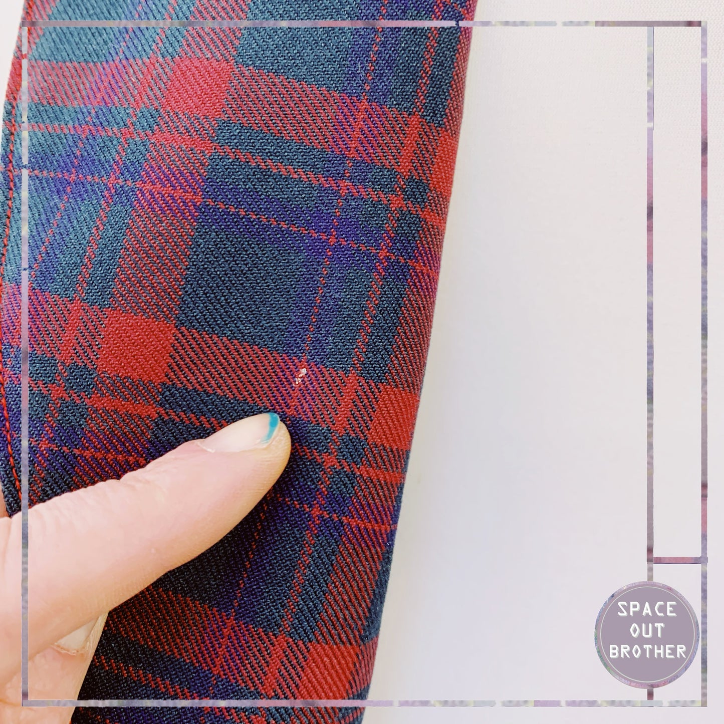 Vintage Plaid Dressing Gown