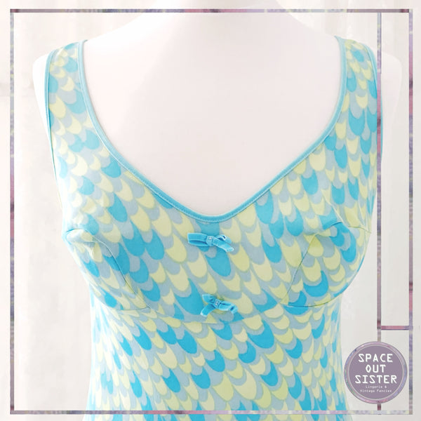 1960s Vintage Soft Psychedelic Slip