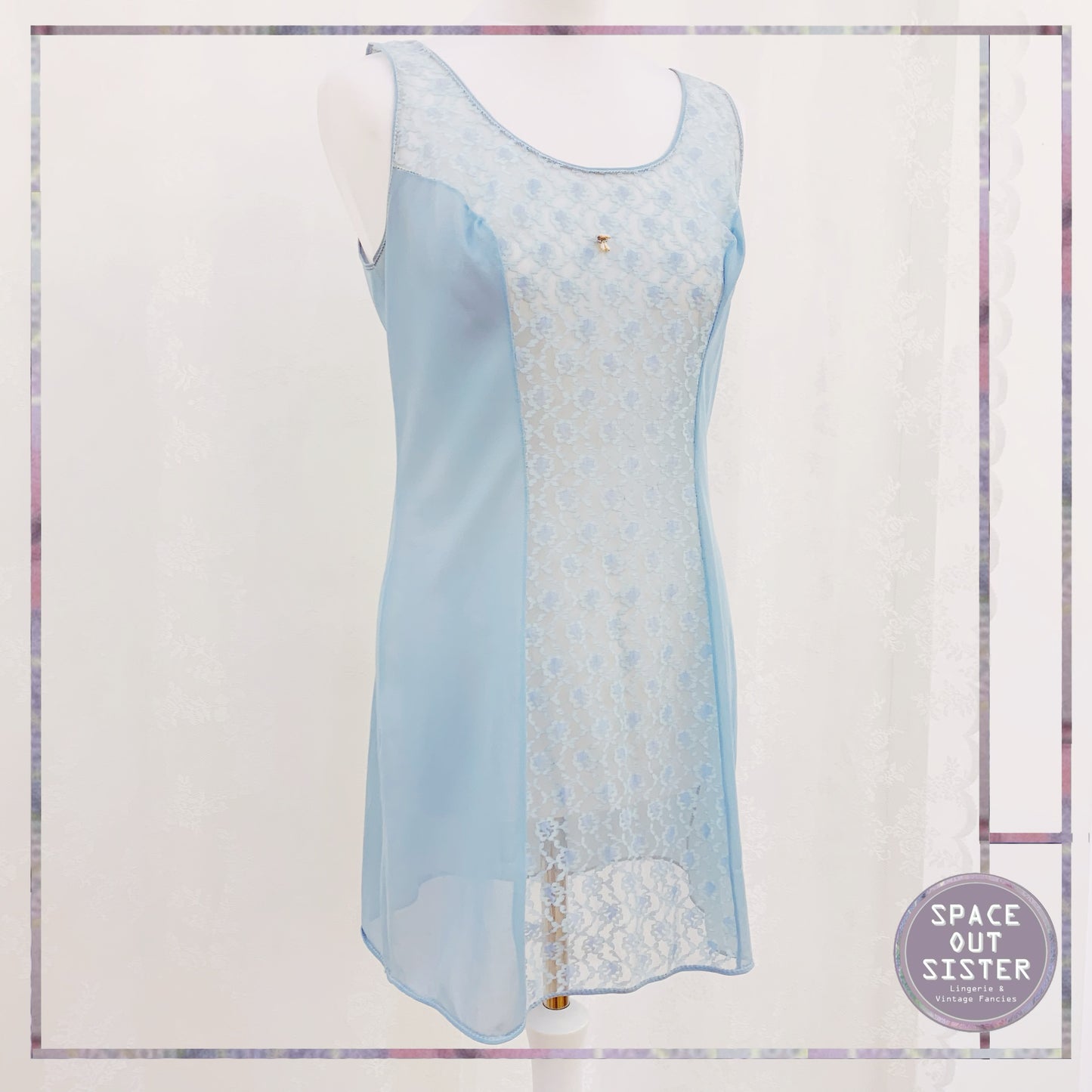 Vintage Lace Panel Slip
