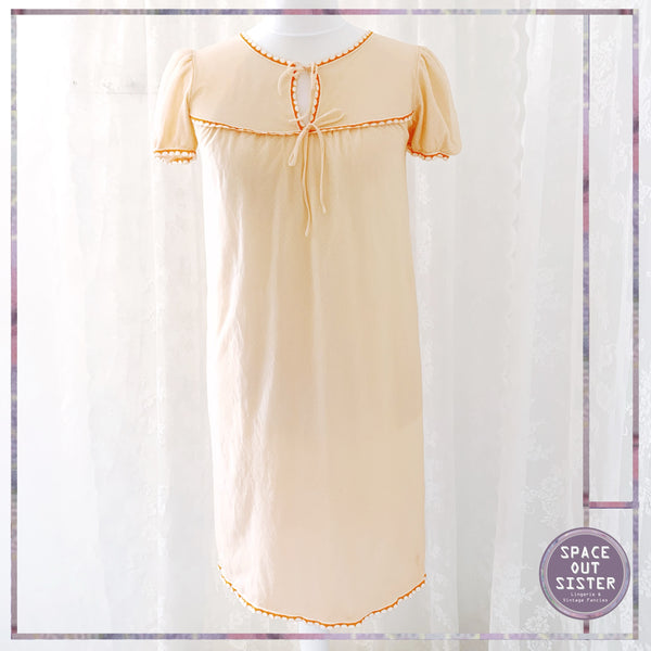 Vintage Peach Bellita Nightdress