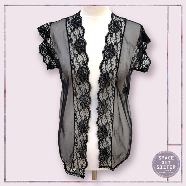 Midnight Hour Sheer Bed Jacket