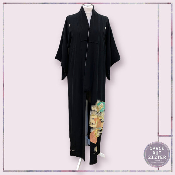 Vintage Sparkle Motif Kimono