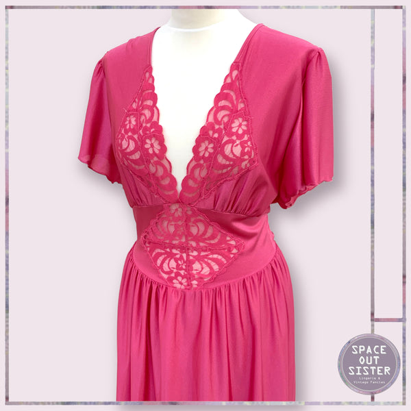 Vintage Magenta Nightdress