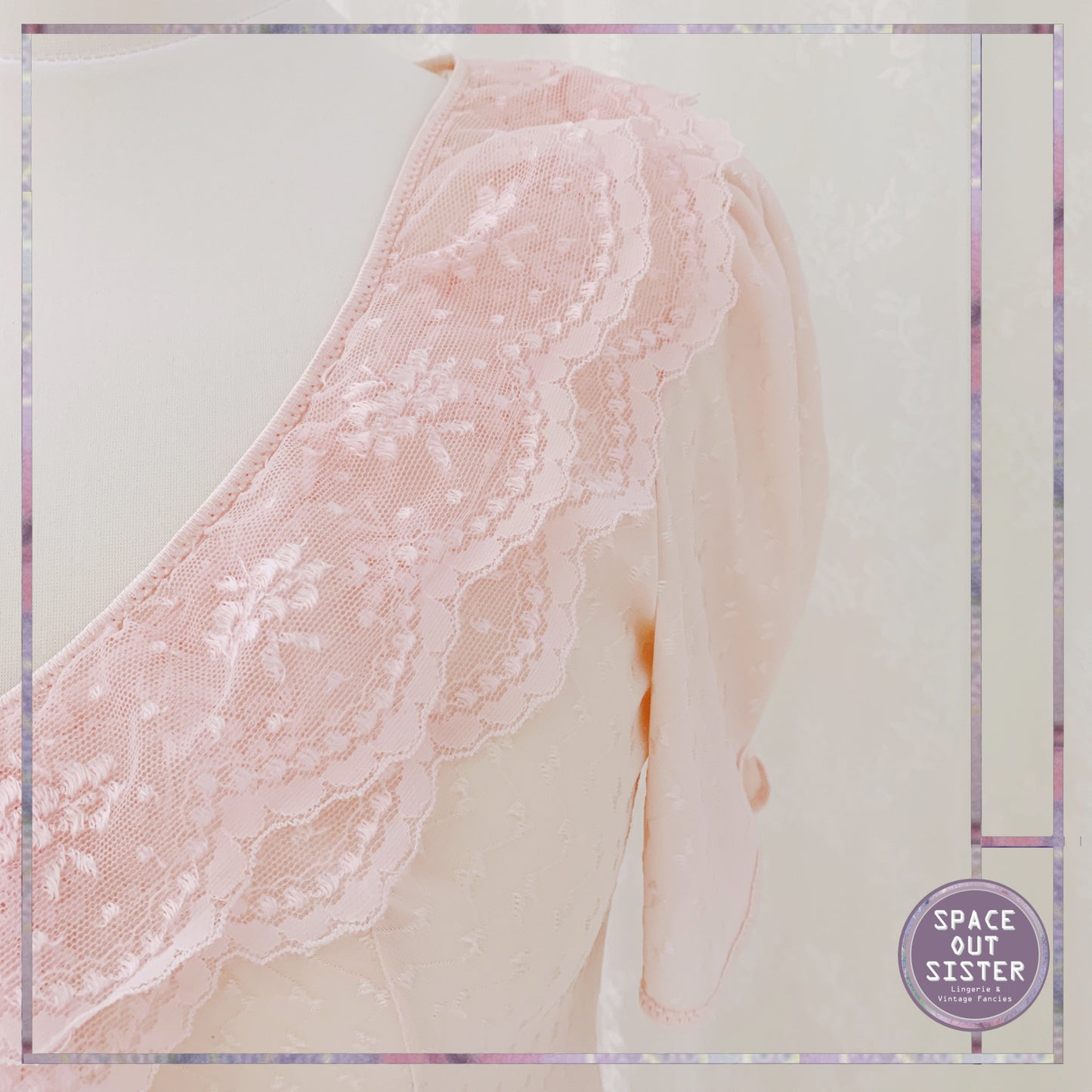Vintage Rose Petal Nightgown