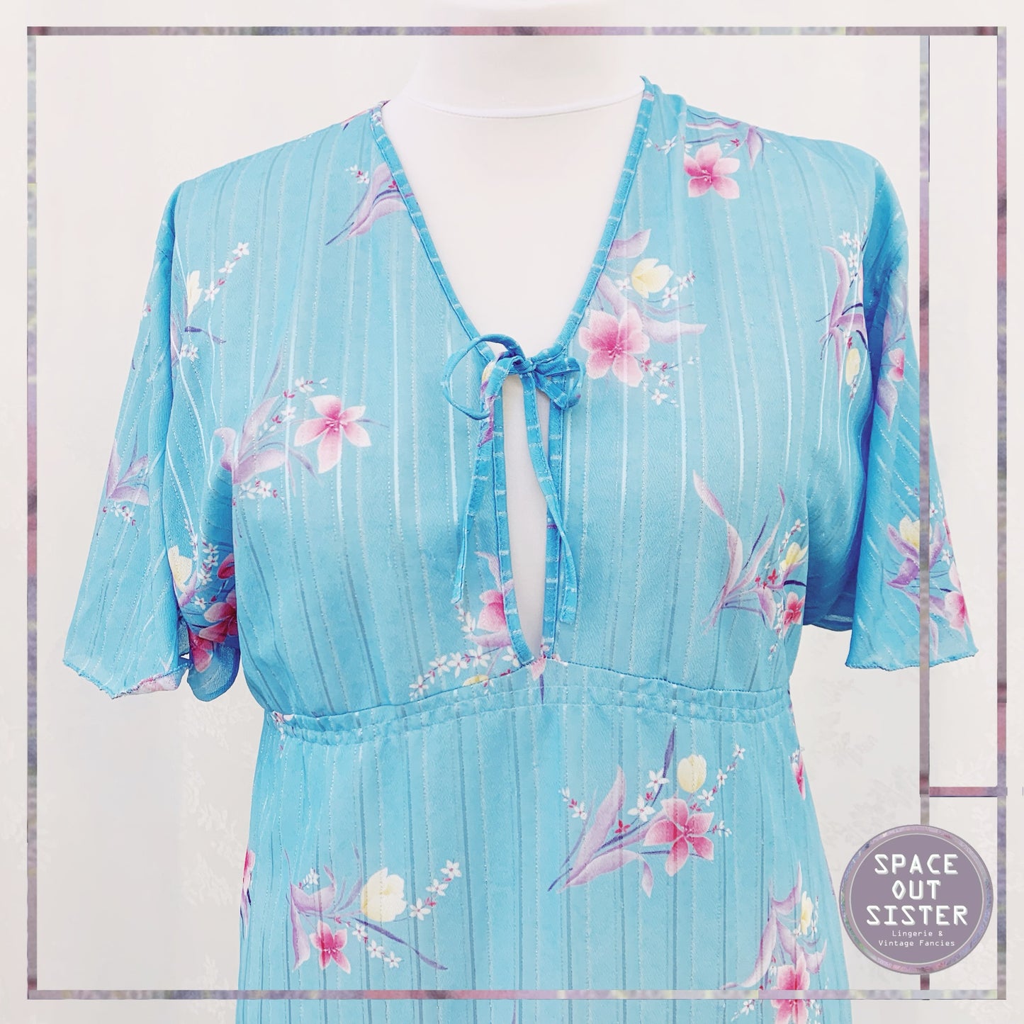 Vintage Turquoise Delight Nightdress