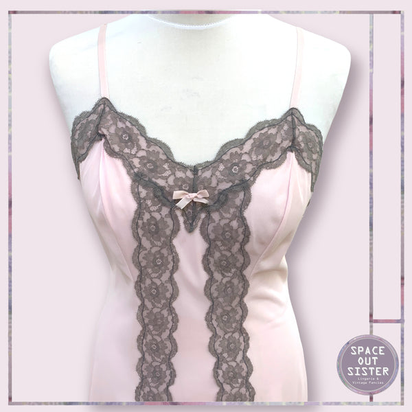 Vintage Pink & Grey Slip