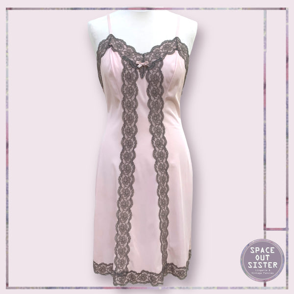 Vintage Pink & Grey Slip