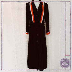 1970s Vintage Dynamic Stripes Robe