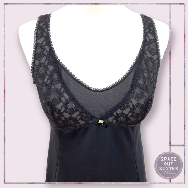 Vintage Enka Black Slip