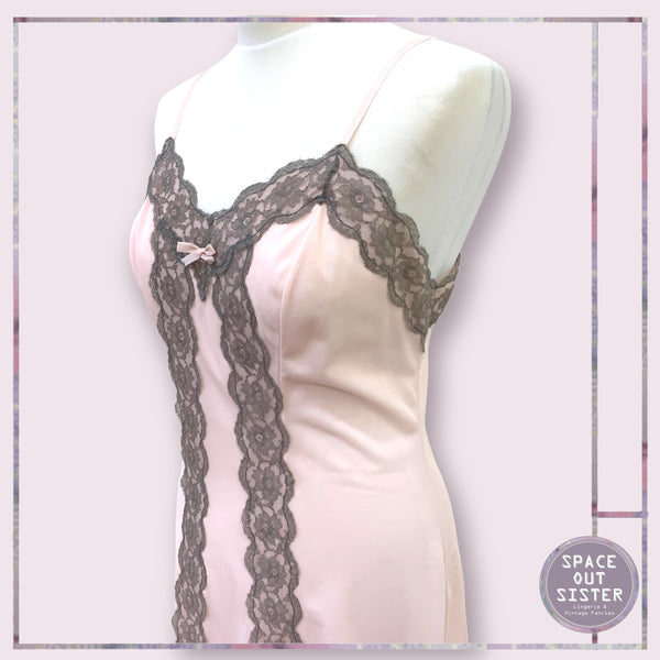 Vintage Pink & Grey Slip