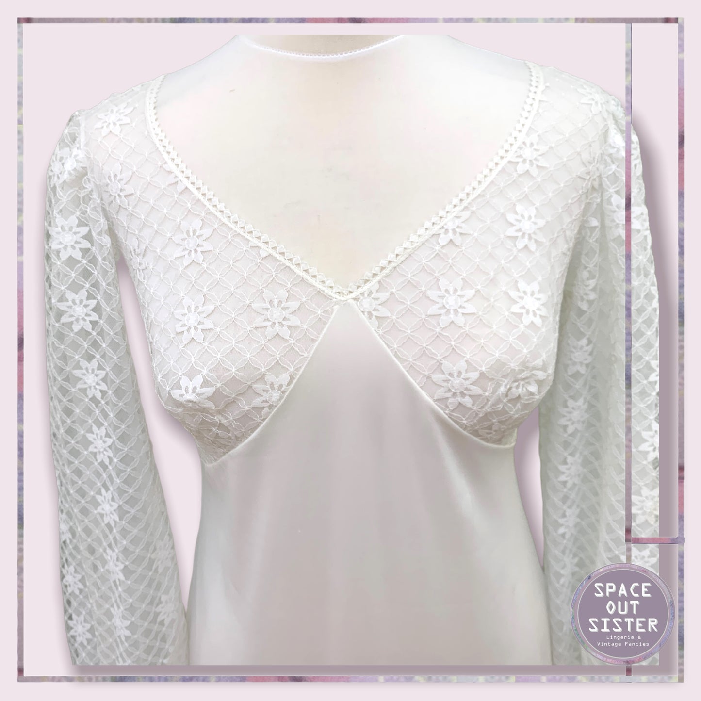 Circa 1970s Sortelege Nightdress