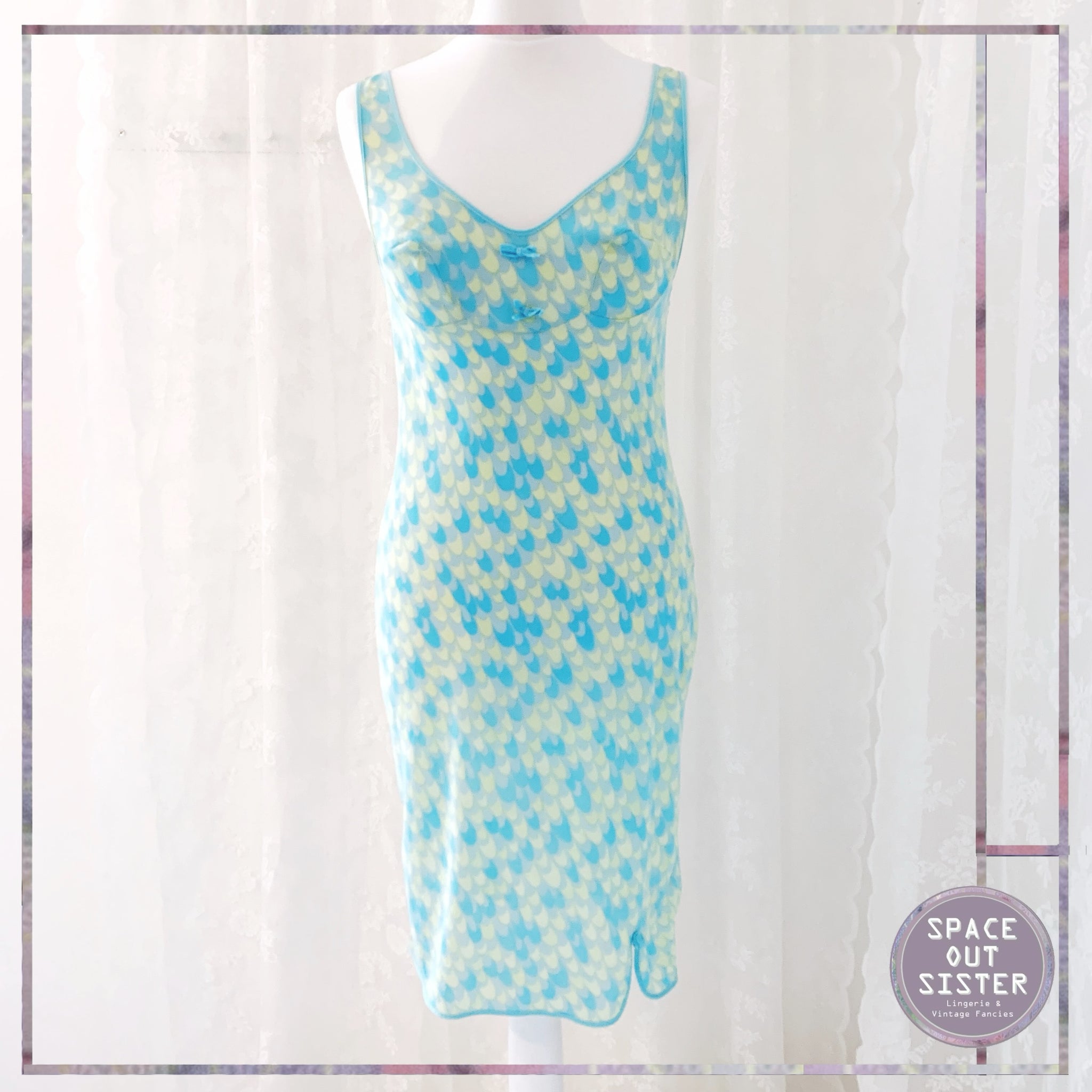 1960s Vintage Soft Psychedelic Slip