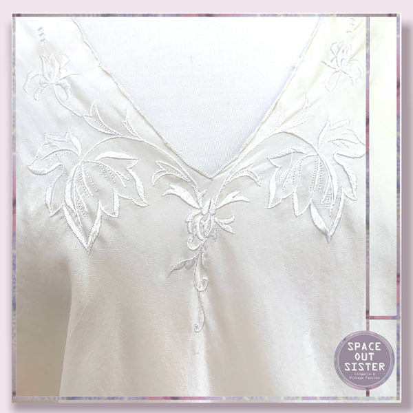 Vintage Silk Ivory Chemise